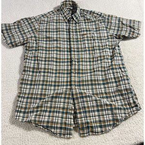 Vintage Carhartt Shirt Mens Large Rugged Outdoor Wear Made In USA